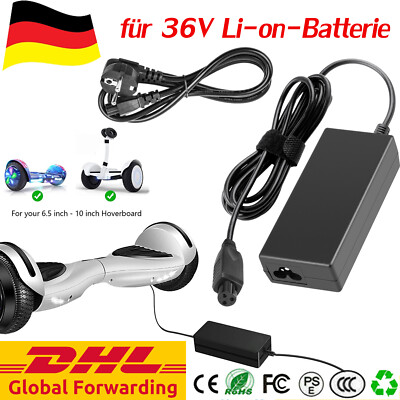Akku Ladegerät Adapter Netzteil 42V 2A für Self-Balancing Scooter mit EU Stecker