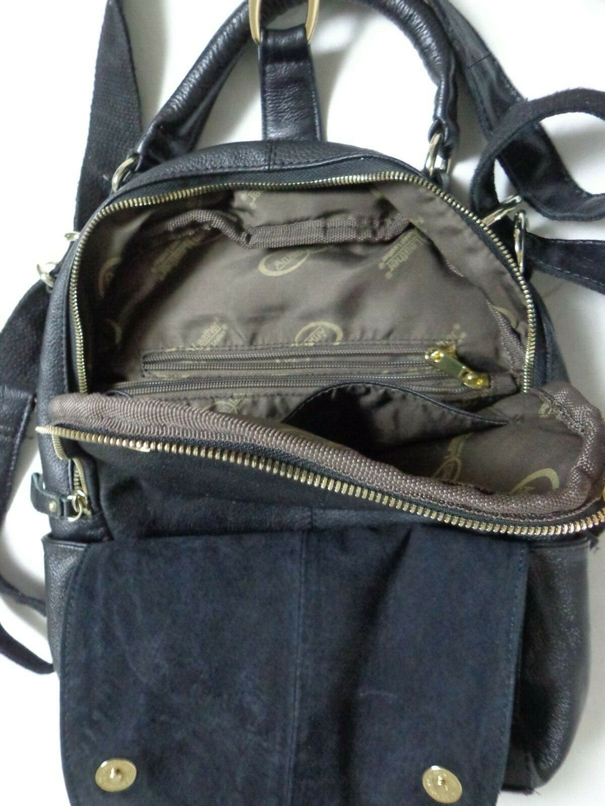 Ameri Leather Backpack Black Color - image 8