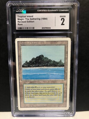 MTG 1994 Revised Edition Tropical Island Good 2