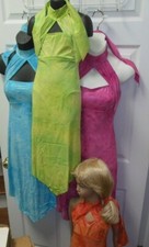 FOIL Ankle length LYRICAL dance Dress 4 Colors Ch/Adult complete leotard under