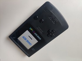 Nintendo Gameboy Color  Console in Black with Upgraded Backlight Display