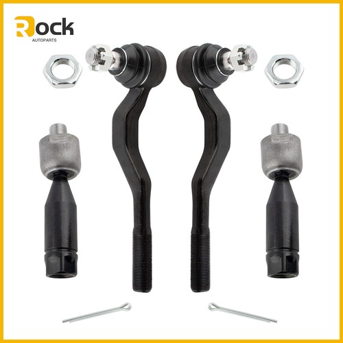 For Toyota 9504 4WD Set Of 2 Front Outer & Inner Tie Rod Ends