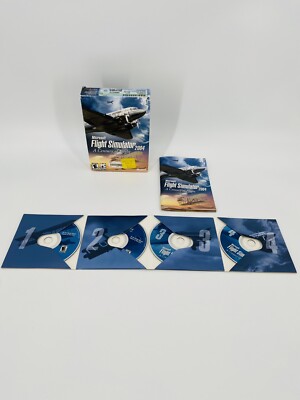 Microsoft Flight Simulator 2004: A Century of Flight PC Big Box Disc