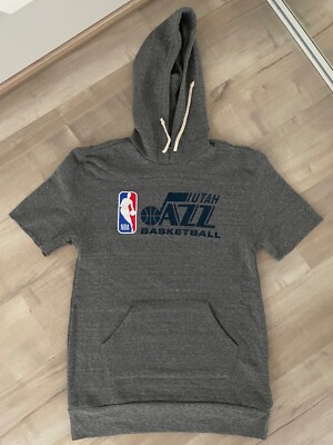 Nike NBA Utah Jazz Gray Sleeveless Hoodie Men's XS, NWOT
