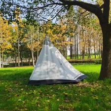 Camping Inner Tent Rodless Inner Tent Portable Winter Camping Tent Inner Teepee