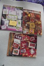 3 Vintage Stampers Sampler, Magazine, June 1997. Aug 1999, Holiday Extra 1999