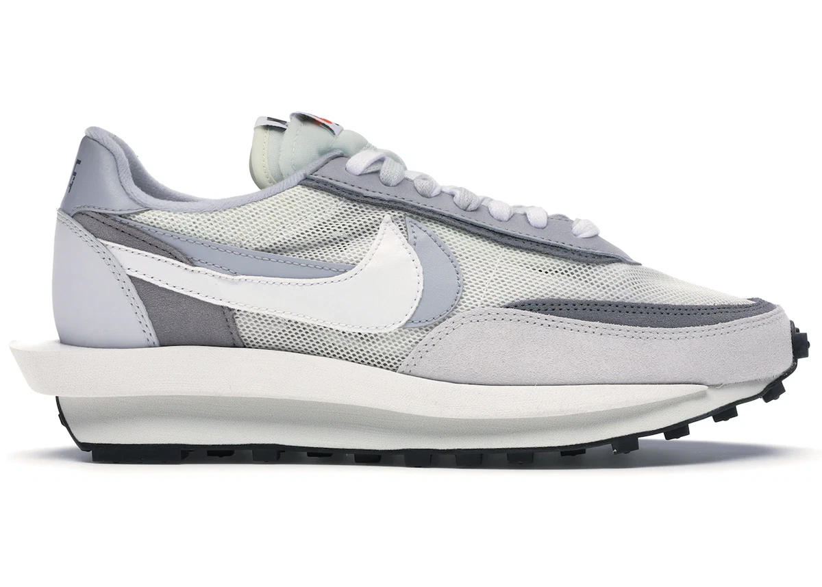 Nike Size 8.5 Sacai LD Waffle Summit White Grey BV0073 100