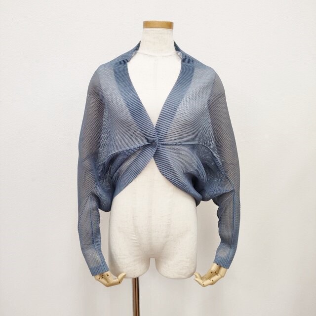 PLEATS PLEASE ISSEY MIYAKE TATAMI Mesh PP91-F0253 cardigan PLEATS PLEASE ISSEY MIYAKE TATAMI Mesh PP91-F0253 cardigan