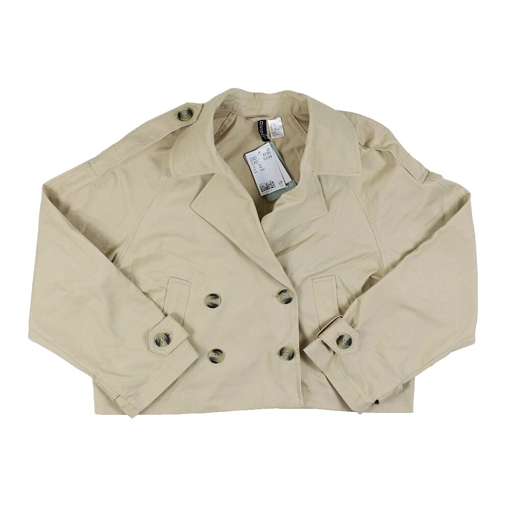 H&M Solid Coats, Jackets & Vests for Women