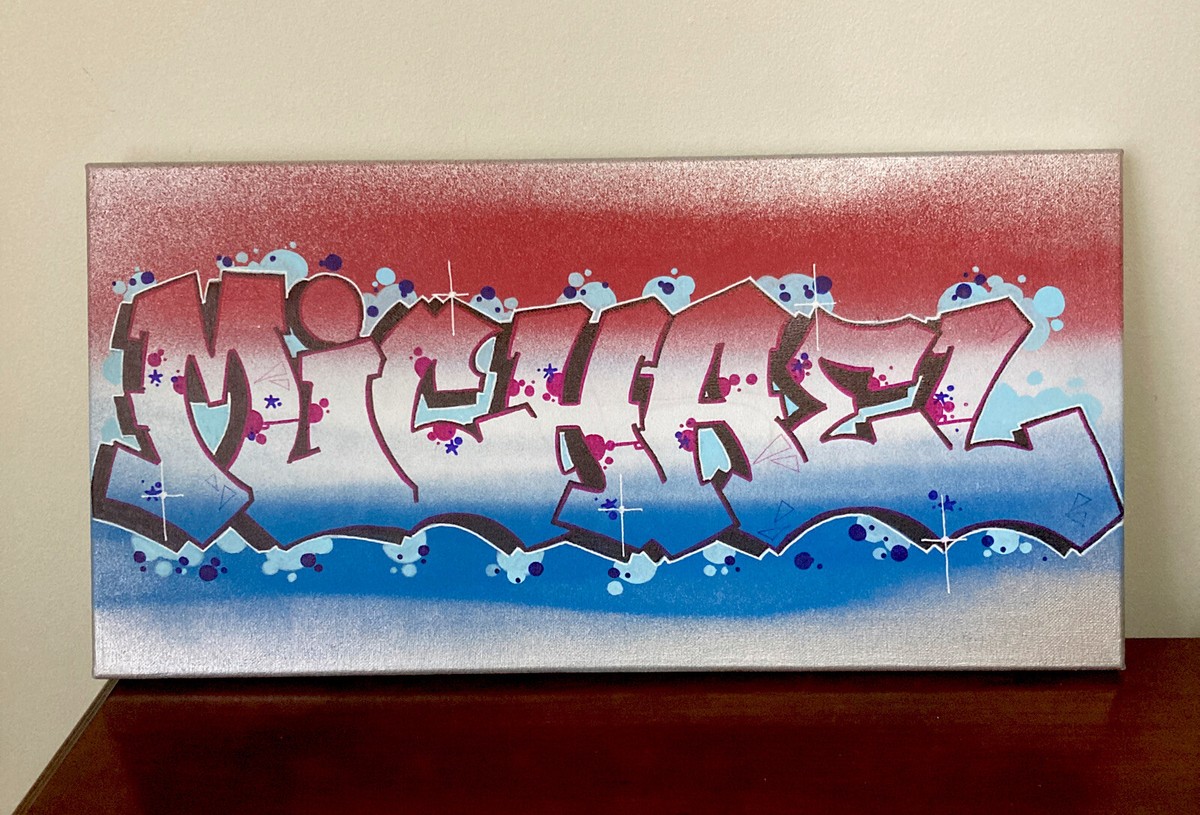 x-color graffiti in japan　FOIL MICHAEL Graffiti Art Original 10