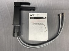 FAST FREE SHIPPING KES Bathroom Faucet Single Handle L3156ALF-BK, Black.