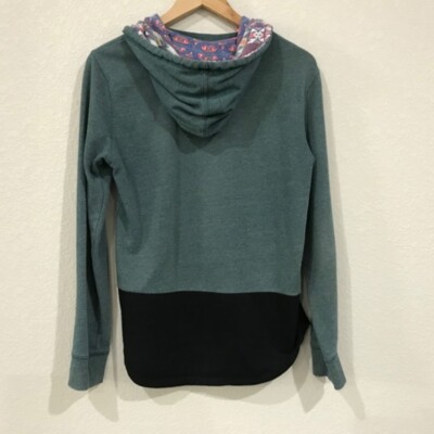 Sweat à Capuche Femme On The Byas Vert Boho Aztèque - Taille S, Marque PacSun, Occasion Très Bon état