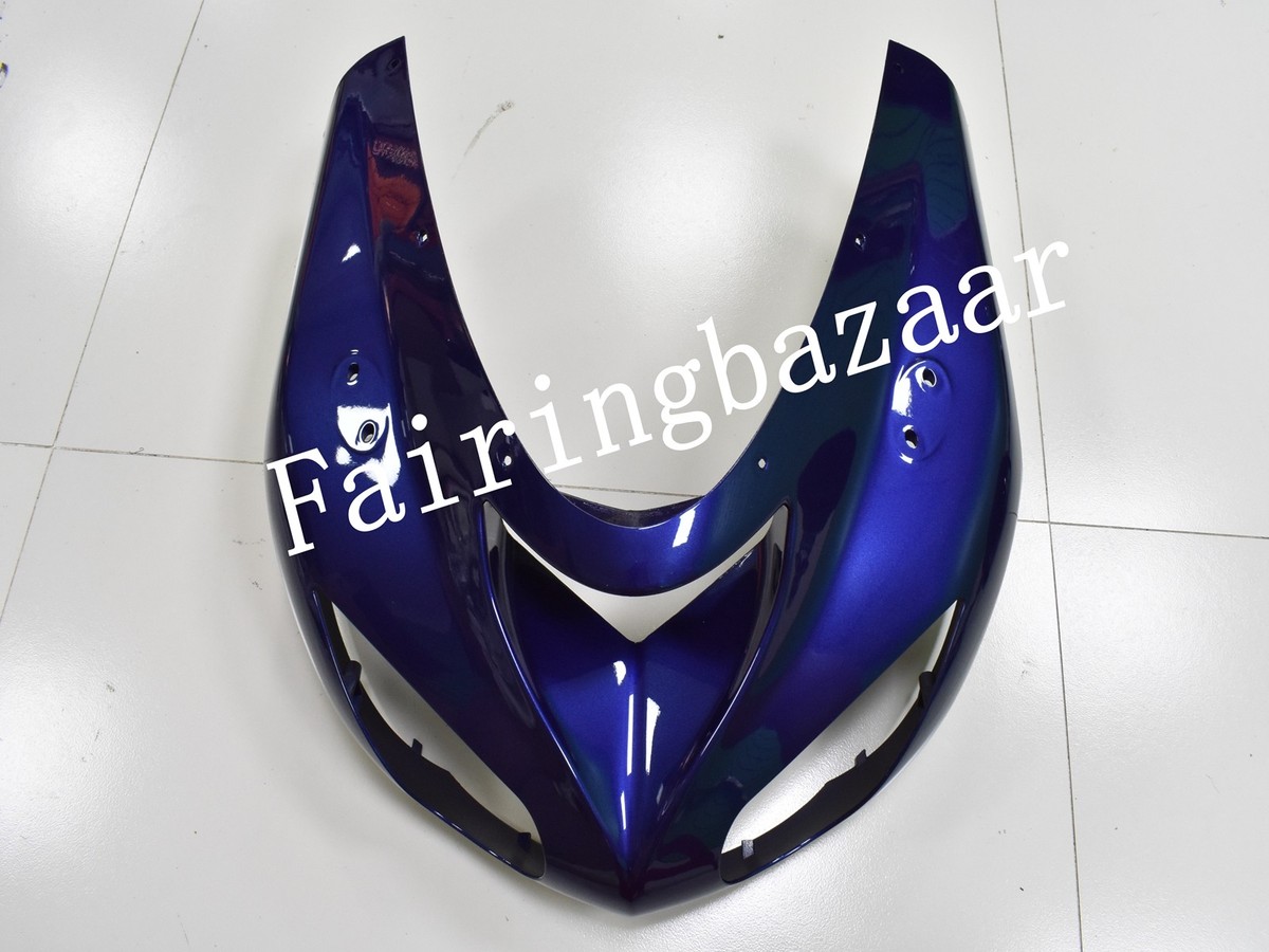 Fit for ZX10R 2006 2007 Solid Gloss Dark Blue ABS Injection Mold