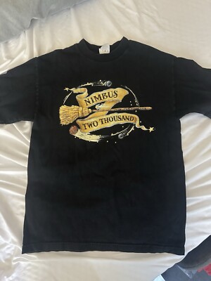 Vintage Harry Potter Nimbus 2000 tee from Warner Brother store from year 2000