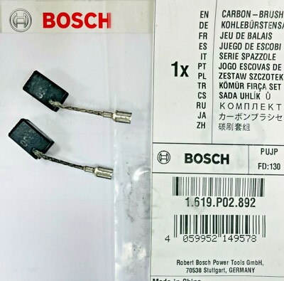 2x Original Bosch Kohlebürsten 1619P02892 GWS7-100 GWS7-115 Winkelschleifer
