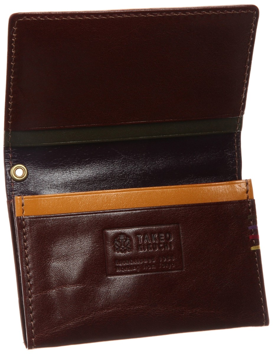 Takeokikuchi Business card holder area 266620 Cowhide Leather