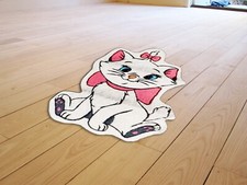 Alfombra de lana moderna para dormitorio Aristocats Marie Cat alfombras de salón alfombra de piso