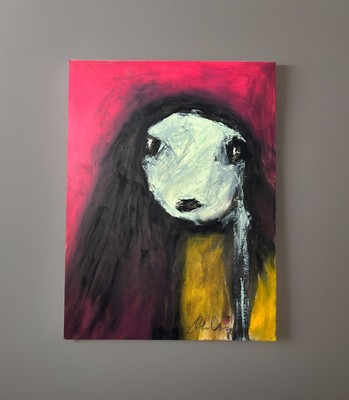 Kelli Dubay Original Art Contemporary Unique Painting Abstract Portrait Princess