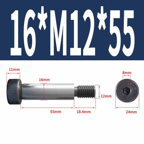 Shoulder Screws Allen Bolt Thread Socket Head High Tensile 12.9 M5 M6- M16 Steel - Picture 132 of 166