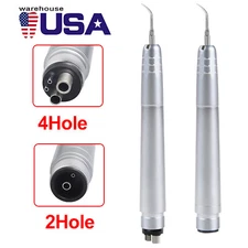 Dental Ultrasonic Air Scaler Handpiece Hygienist 2Hole/4Hole With 3 Tips USA