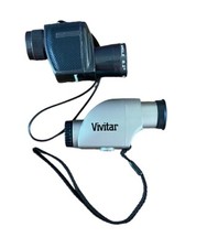 Vintage Japan Henniscope Monocular And Lightweight Silver Vivitar Monocular