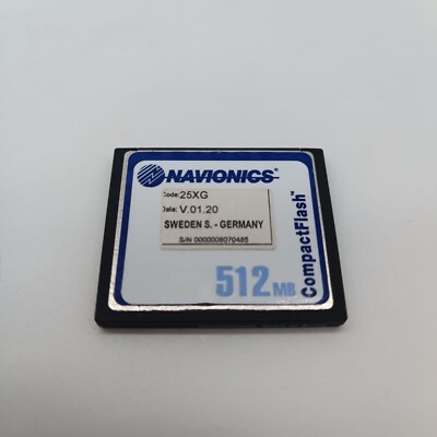NAVIONICS 25XG DENMARK SWEDEN GERMANY 512MB Marine Charts CF  Raymarine Geonav