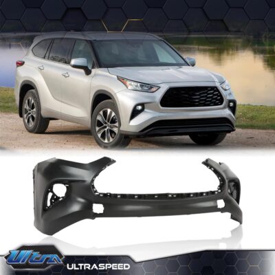 Front Bumper Cover Fit For 2020 2021 2022 2023 24 25 Toyota Highlander L LE XLE