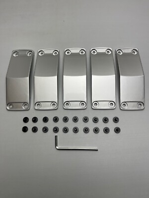 KMC XD Series Silver Wheel Inserts 5 pack W/Screws 811FIN29018ABS