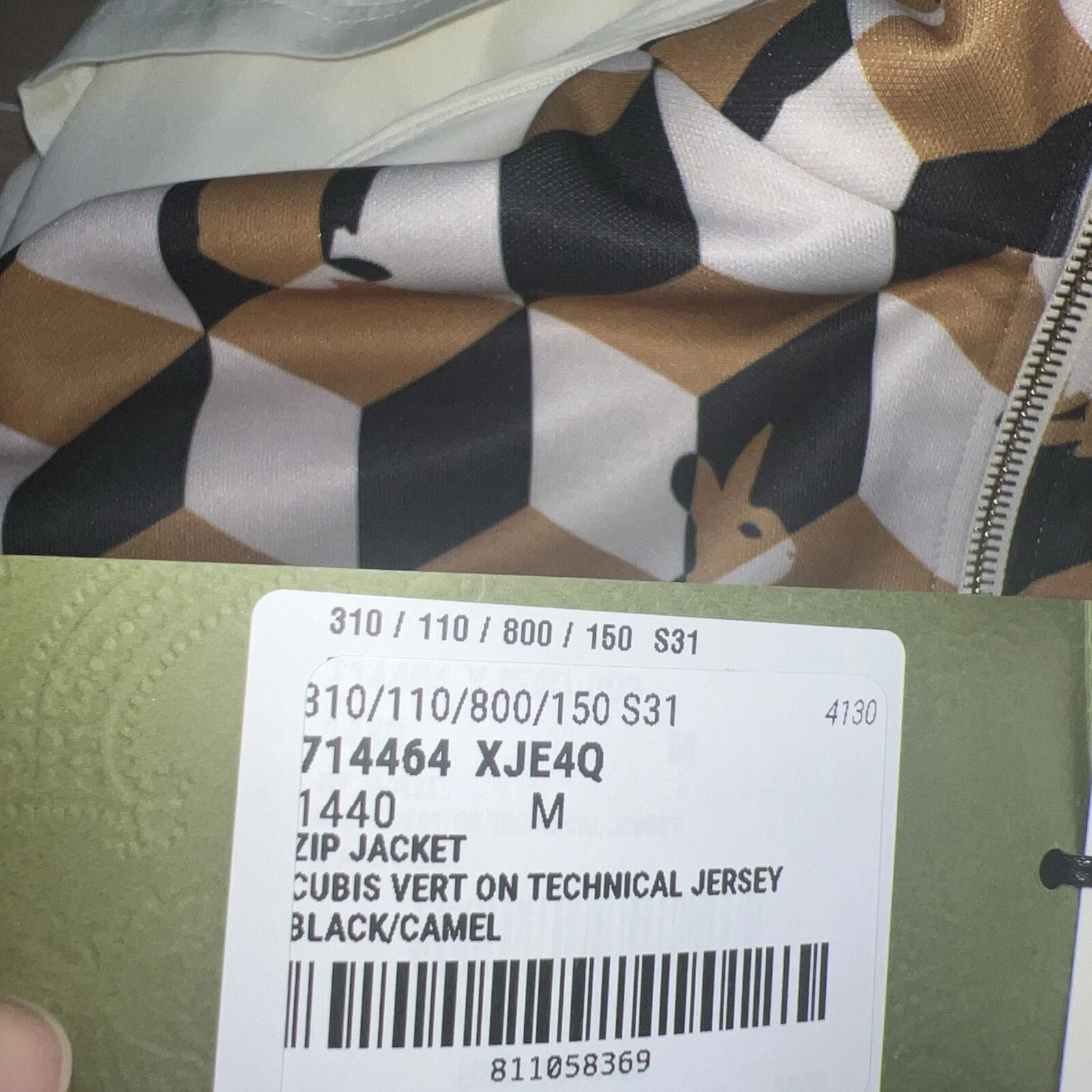 Maglietta tecnica verde Gucci G Cubis coniglio taglia M