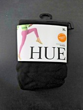 HUE Black Twill Skimmer Leggings Women's Sz Extra Large U17953