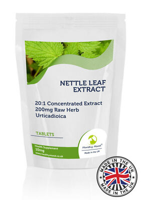 Nettle Leaf Extract Tablets extract 200mg Raw Herb Pack of 30