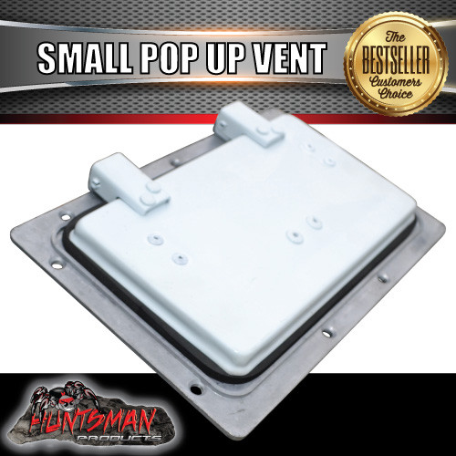 Small White pop up ROOF AIR VENT. Trailer Canopy Camper Caravan Horse