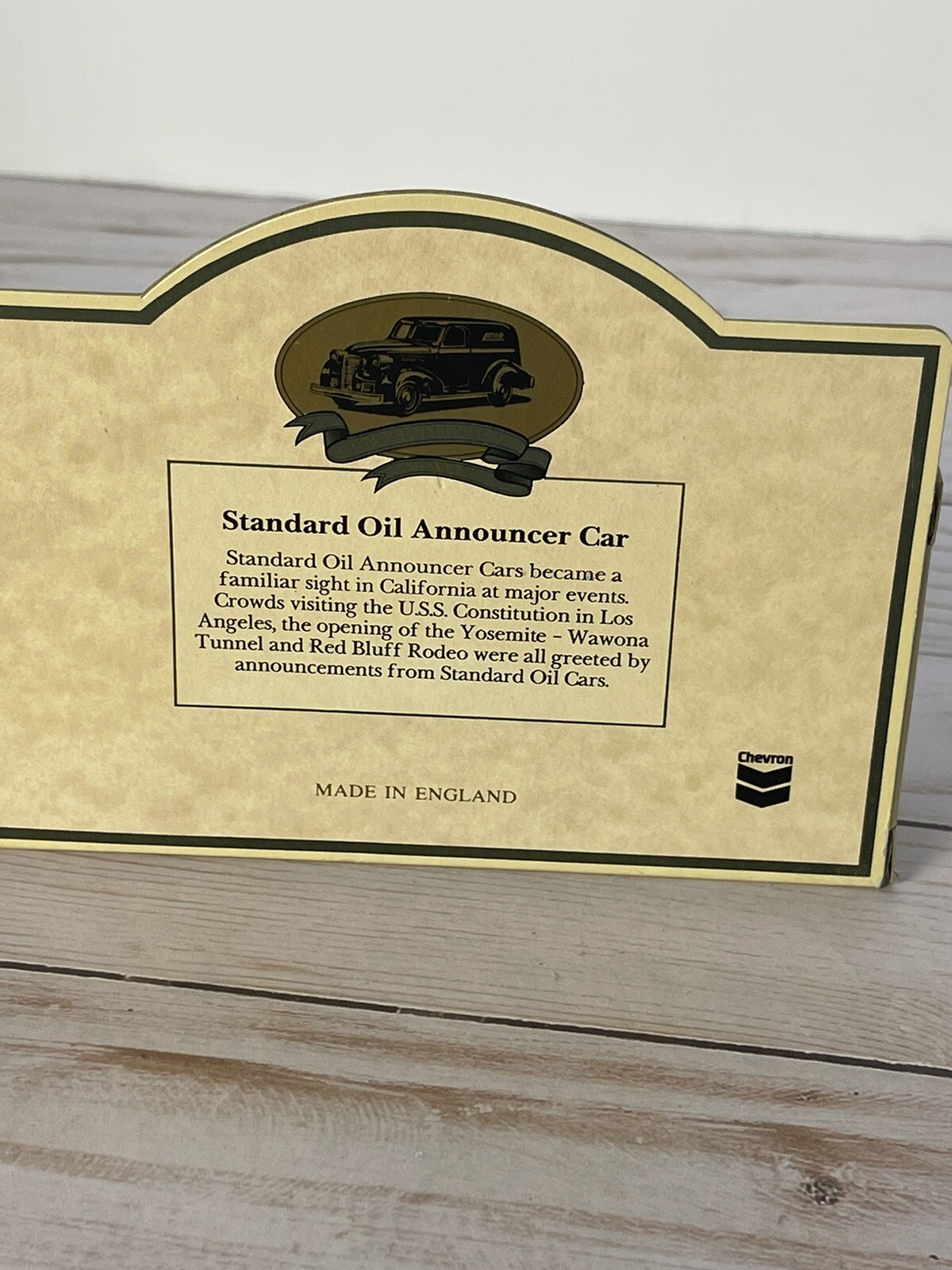 Chevron Commemorative Car Collection - Standard Oil Announcer Car