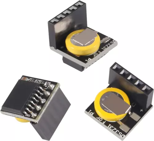 5 pezzi DS3231 moduli RTC orologio in tempo reale per batteria Raspberry Pi Arduino 3,3 V/5 V - Foto 9 di 11