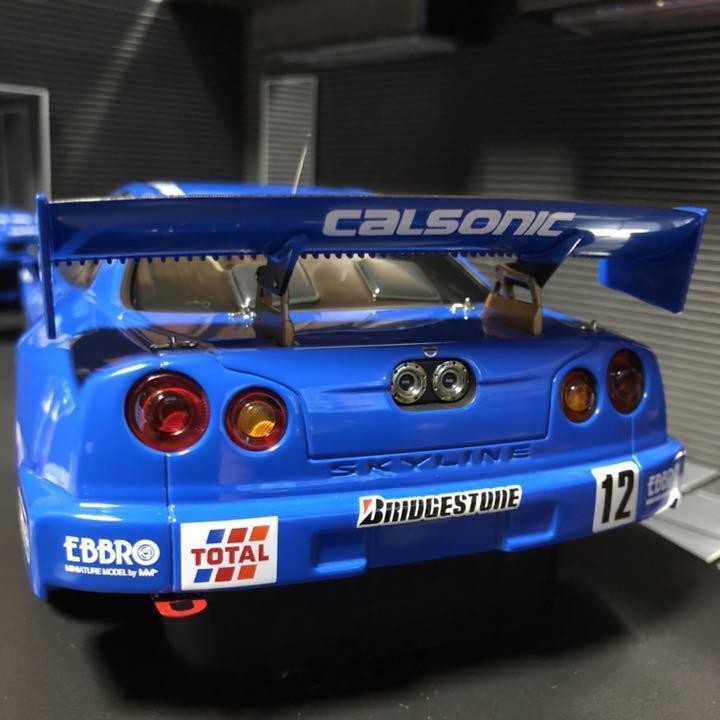 AUTOart 1/18 JGTC 2002 Calsonic Skyline Undisplayed item | eBay