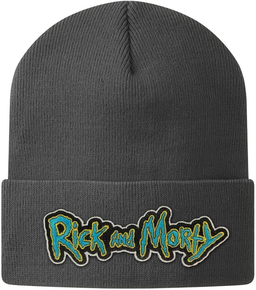 Шапочка Рика и Морти Темно-серая