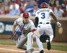 Signed  8x10 TOMMY JOSEPH Philadelphia Phillies Autographed photo - COA 
