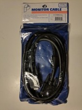 Pan Pacific 6ft VGA SVGA Male to Male 15 Pin PC Computer Monitor Video Cable