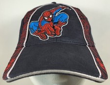 Spiderman Hat Youth Cartoon Black Red Amazing Marvel Cap Web Comic