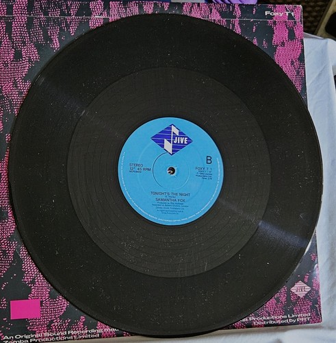 SAMANTHA FOX Touch Me UK LP 1986 *** SIGNED WITH SIGNED POSTER! *** Jive HIP 39 - Picture 6 of 10