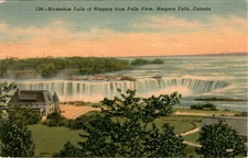 Horseshoe Falls, Niagara Falls, Canada, Falls View, Deri Falke, Postcard