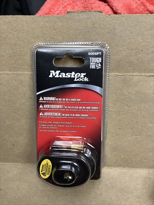#ad New In Box Master Lock 90DSPT Keyed Gun Trigger Lock 1 Pack Gun Lock With 2 Keys $7.37