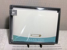 HALLMARK THANK YOU CARDS FOR BABY PIN BOX OF 10 New in window box BLANK Inside