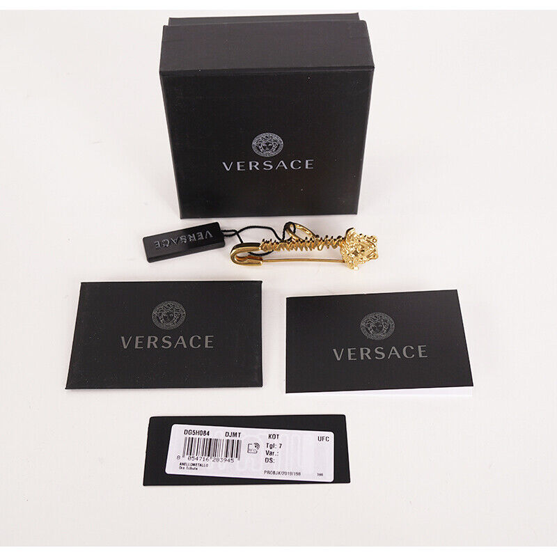 versace tie clip