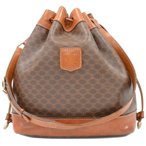 celine vintage macadam bucket bolsa
