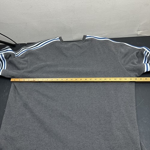 Camisa De Colección XG Calidad Extrema Para Hombre XXL Gris Manga Larga Raya Única - Imagen 5 de 6