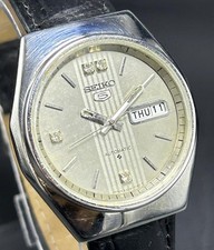 Vintage Seiko 5 Grey Dial Automatic Japan Movement No.6309A Men's Wrist Watch
