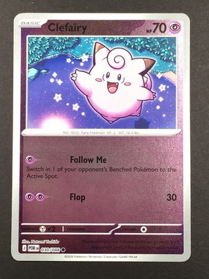 Pokemon TCG Clefairy 030/088 Me03 Perfect Order Reverse Holo
