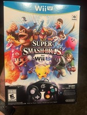 Super Smash Bros Bundle Set With Gamecube Controller Nintendo Wii U New Sealed