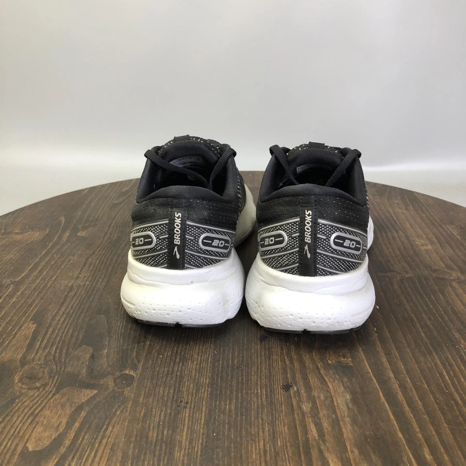 Brooks Glycerin 20 Shoes Womens Size 9 Black White Running Neutral Cushion Road - Image 3 of 4